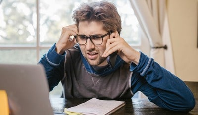 Lost cell phone, what to do? asks a man trying to locate his phone.